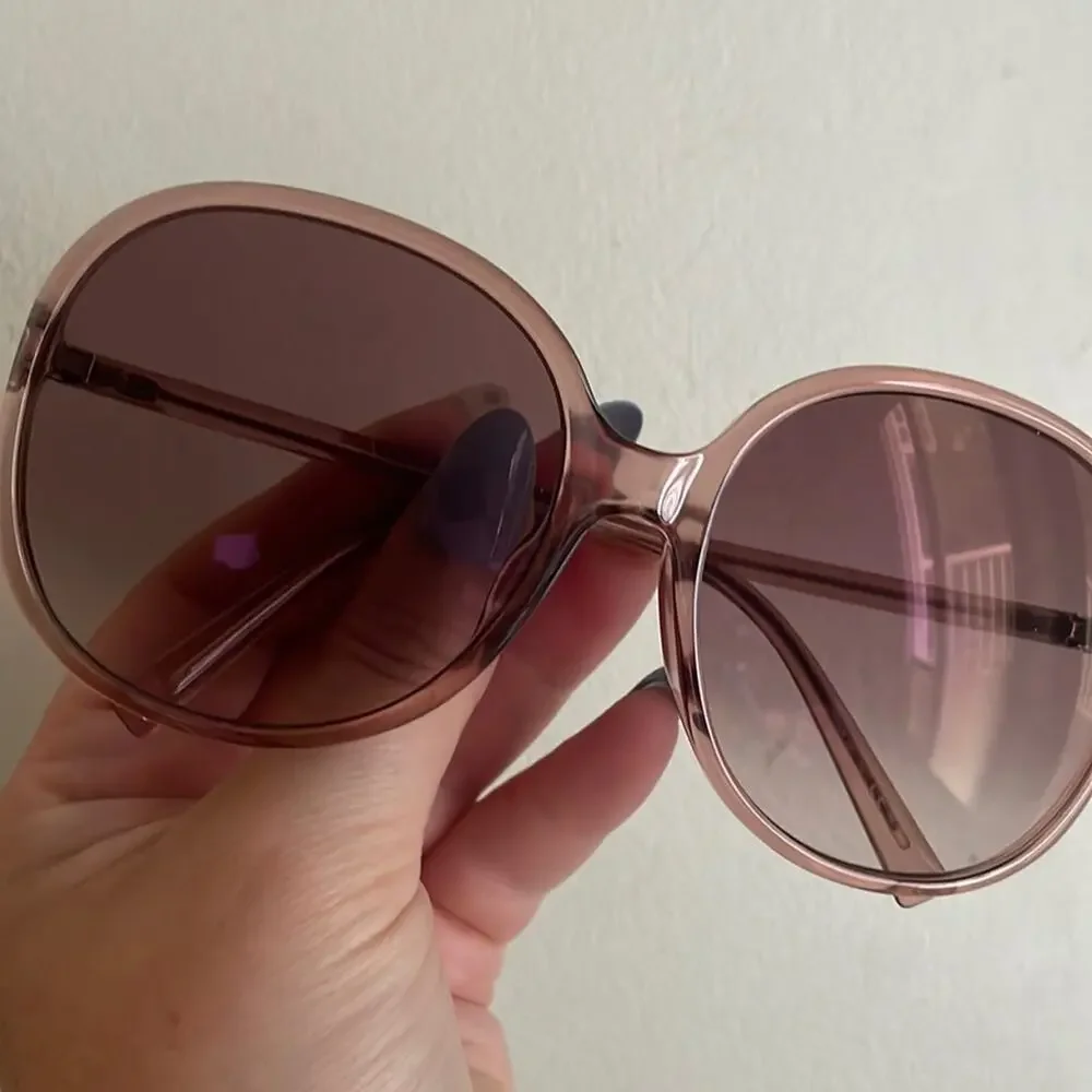 Givenchy Pink Gradient Oval Sunglasses